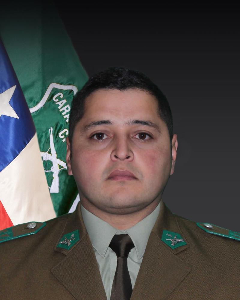 Cabo Misael Vidal, uno de los tres carabineros asesinados en Cañete