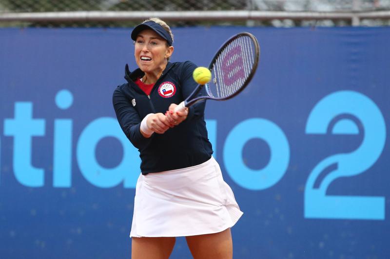 Alexa Guarachi se retiró del tenis profesional - Crédito: Photosport