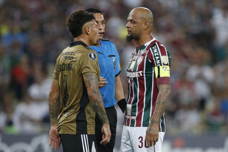 Felipe Melo no quiso hablar sobre Arturo Vidal tras el triunfo en Copa Libertadores / Créditos: Photosport