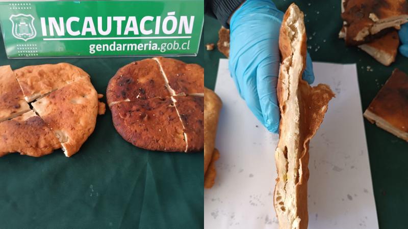 Gendarmería - Intentaron ingresar drogas en sopaipillas