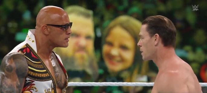 Combate The Rock y John Cena - X