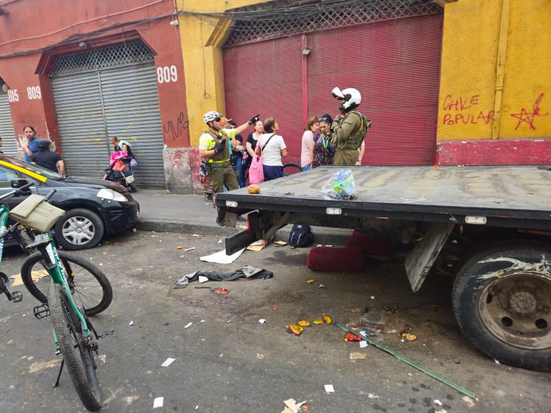 Lugar donde se encontró a bebé abandonado - Carabineros