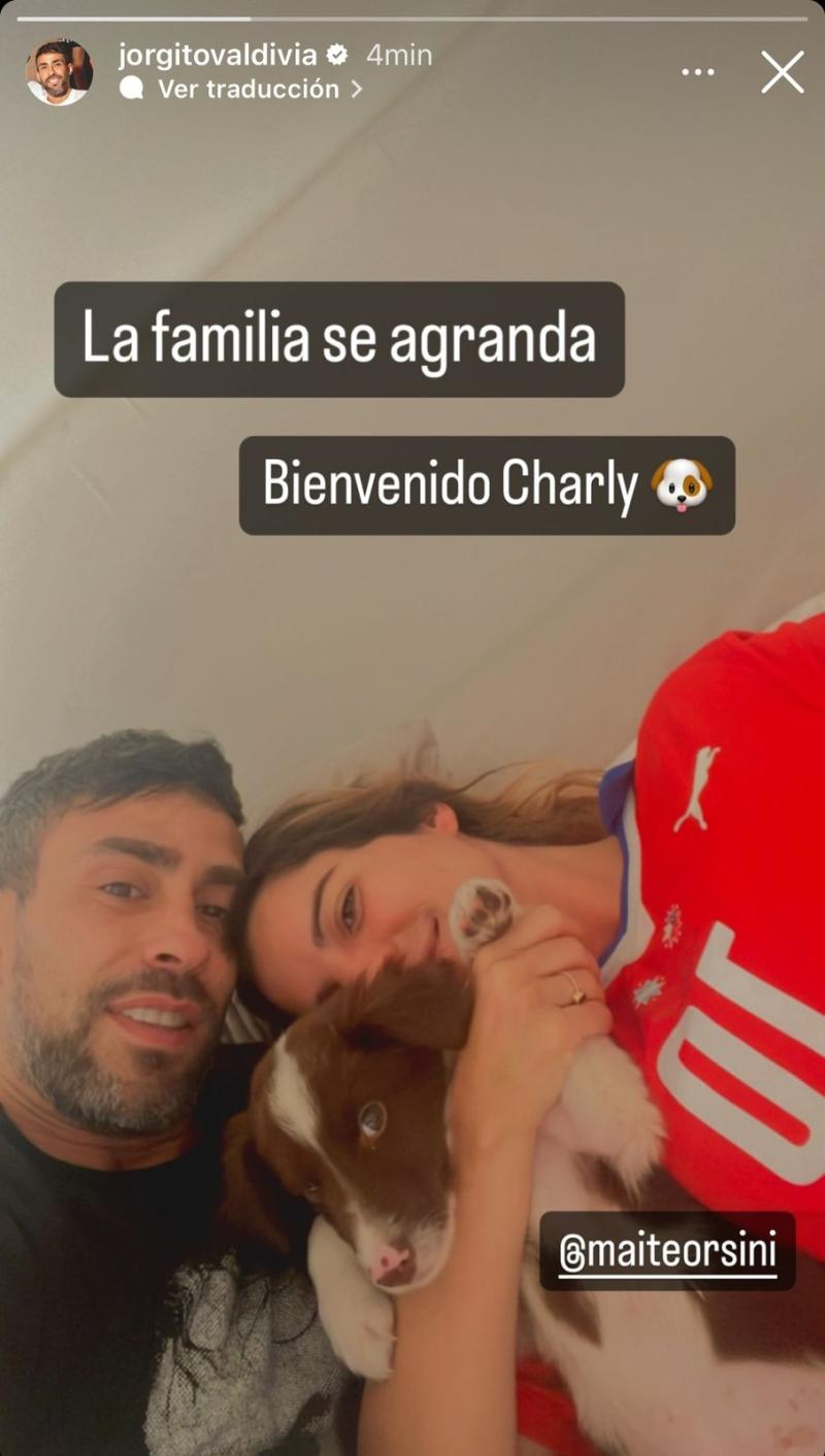 Instagram - Jorge Valdivia y Maite Orsini