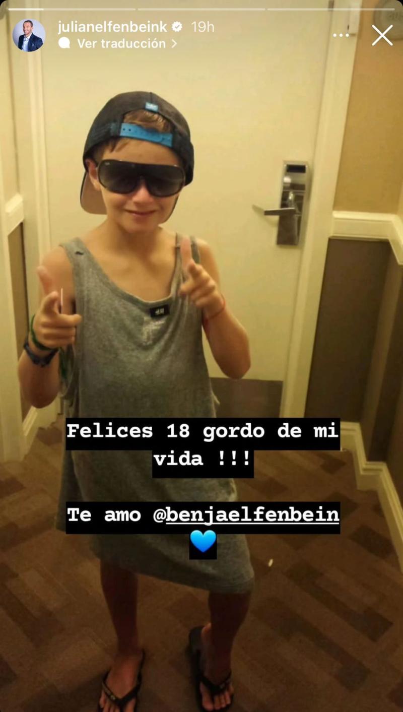Instagram - Benjamín, hijo de Julián Elfenbein y Daniela Kirberg