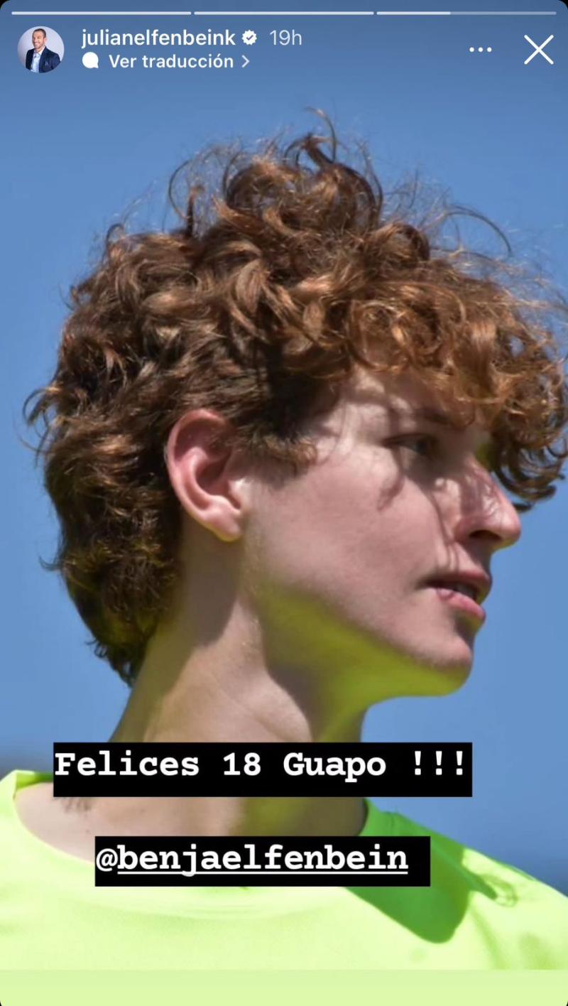 Instagram - Benjamín, hijo de Julián Elfenbein y Daniela Kirberg