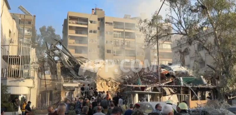 afp - Consulado de Irán en Damasco, Siria