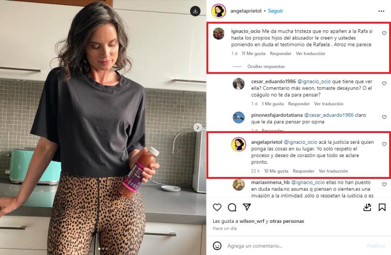 Instagram - Ángela Prieto habla sobre querella contra Cristián Campos
