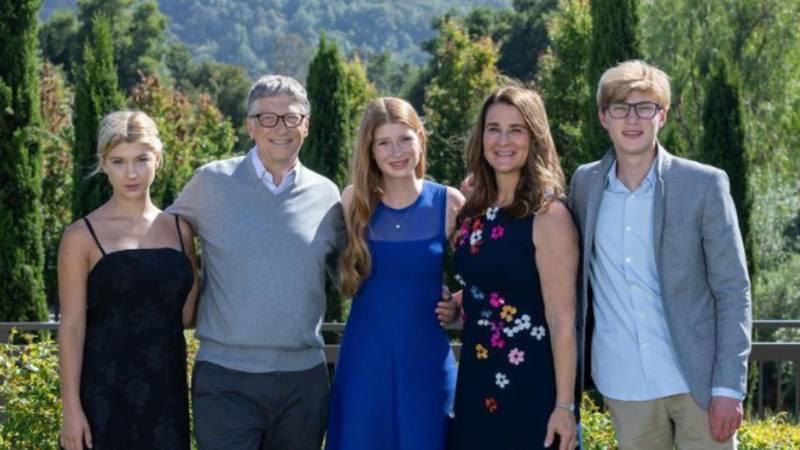 Bill Gates y su familia