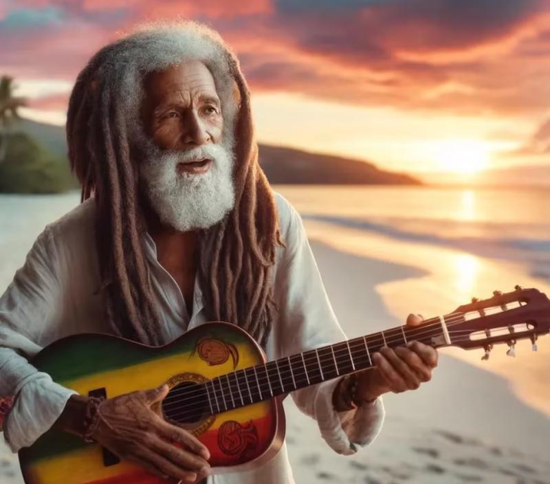 Bob Marley en la actualidad según la IA - Infobae