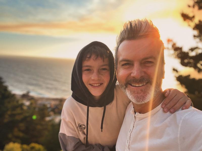 Instagram - Cristián Sánchez y su hijo Facundo