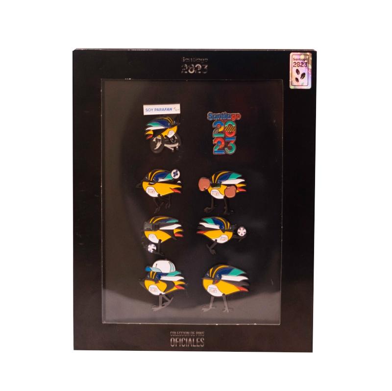 Kit de pines de Fiu y Santiago 2023