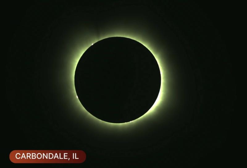 Transmisión del eclipse solar total por la NASA