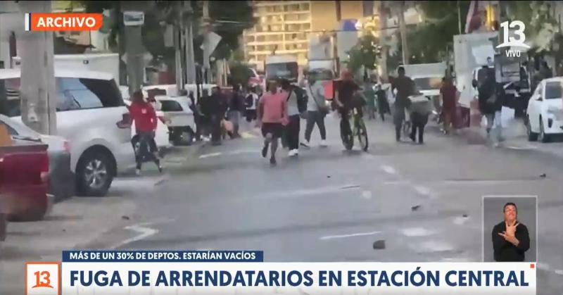 T13 - Violencia en Estación Central provocó éxodo de arrendatarios