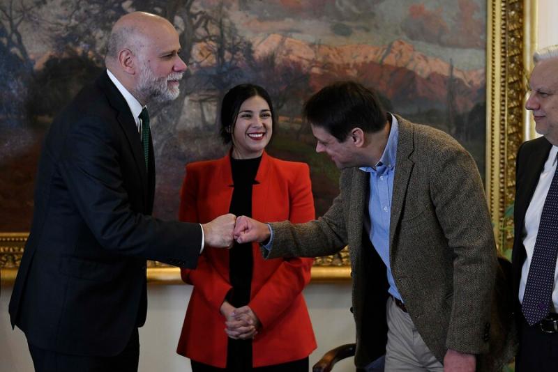 Agencia Uno - Ministro Elizalde y diputado Gaspar Rivas