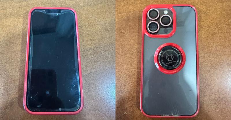 Uno de los celulares robados - Policía de Investigaciones