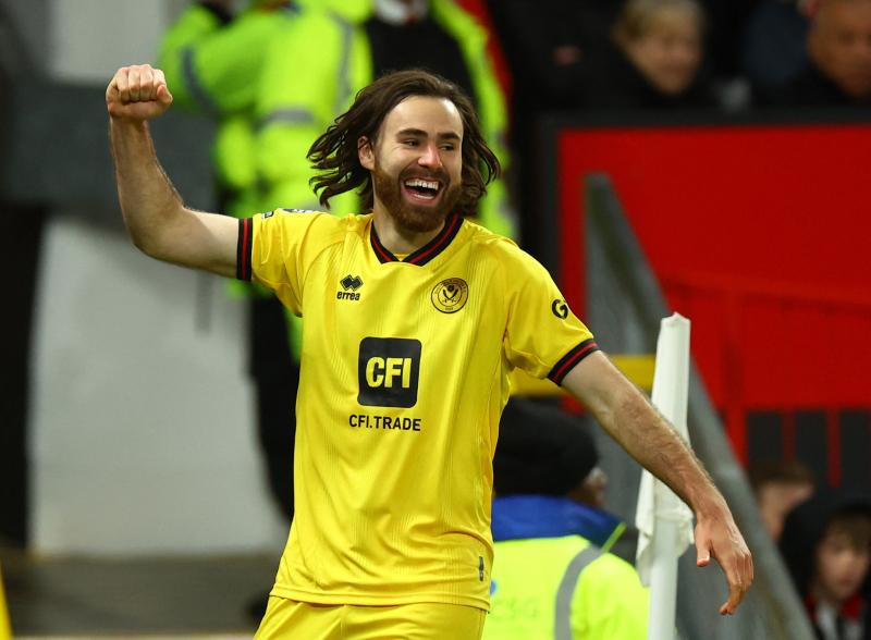 Ben Brereton anotó un golazo al Manchester United - Créditos: X