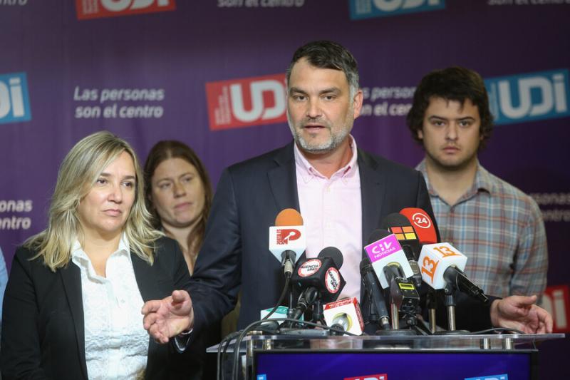 Agencia Uno - Presidente de la UDI, Javier Macaya