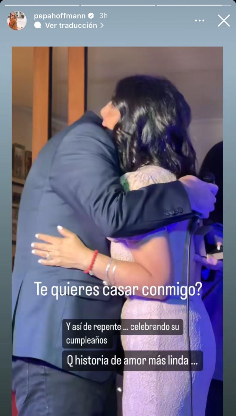 Instagram @pepahoffmann - Karla Rubilar aceptó propuesta de matrimonio