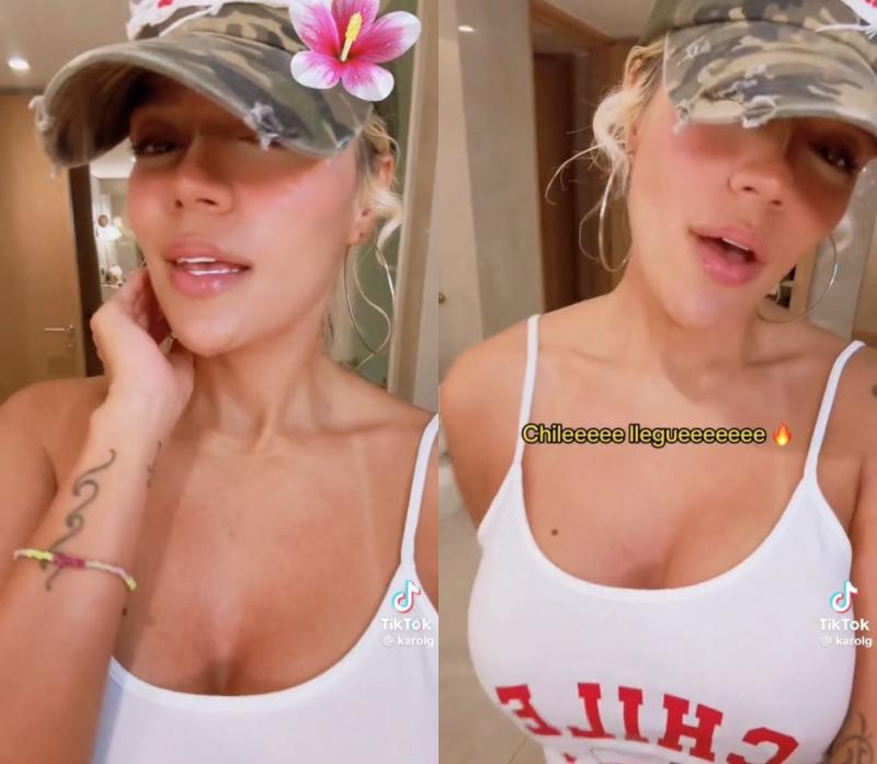 TikTok - Karol G está en Chile