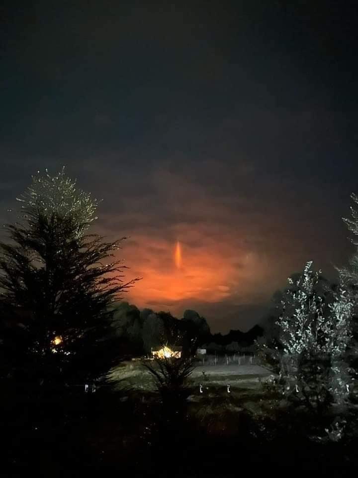 Fenómeno atmosférico en la Araucanía