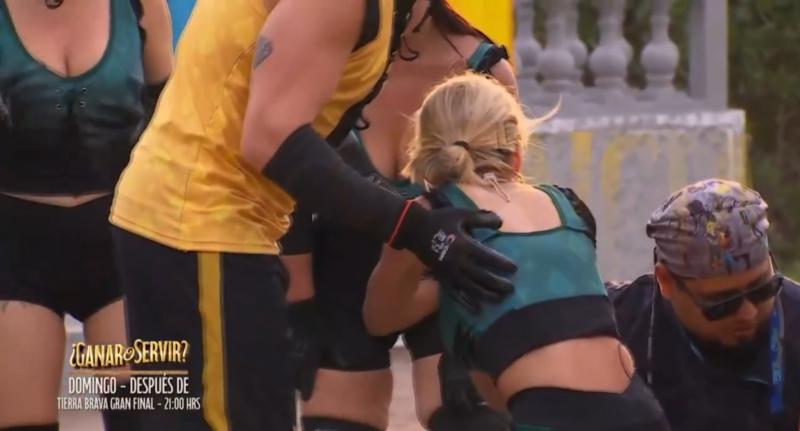 Canal 13 - Oriana Marzoli sufre lesión en '¿Ganar o Servir?'