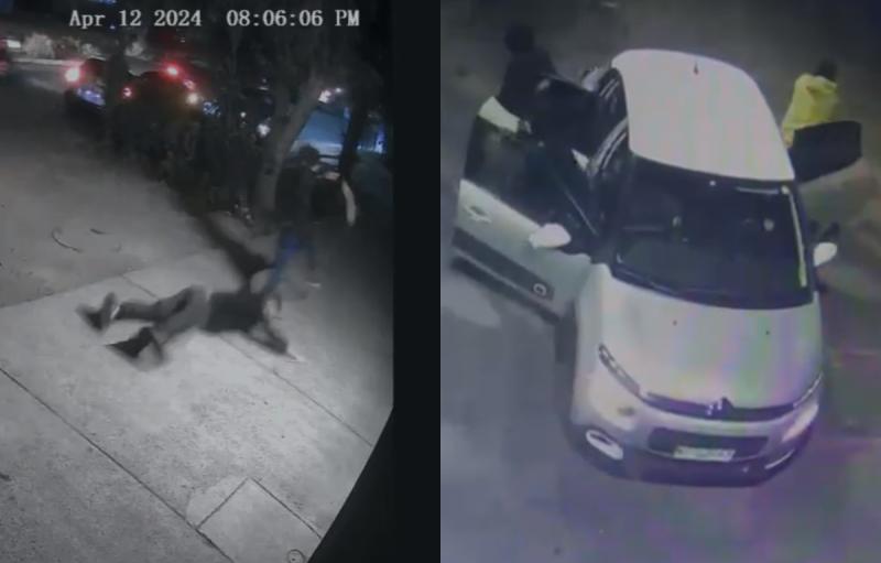 Carabineros - Captura de videos. Menores de edad roban vehículo en El Bosque