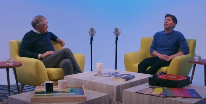 Bill Gates y Sam Altman