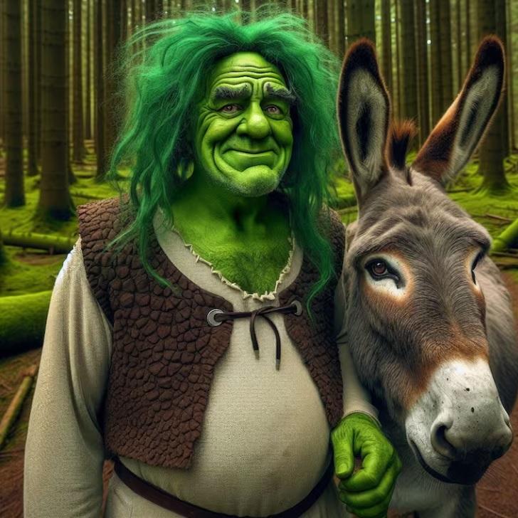 Shrek en la vida real, según la IA - La Nación