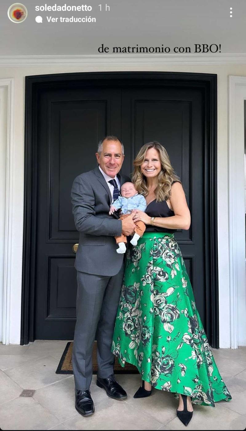 Instagram - Soledad Onetto, su pareja Andrés Barrios y su hijo Borja