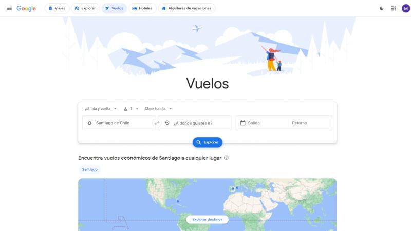 Captura Google Flights