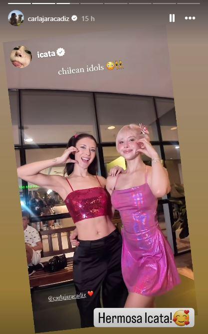 Instagram - Carla Jara compartió imágenes del concierto de Karol G en Brasil