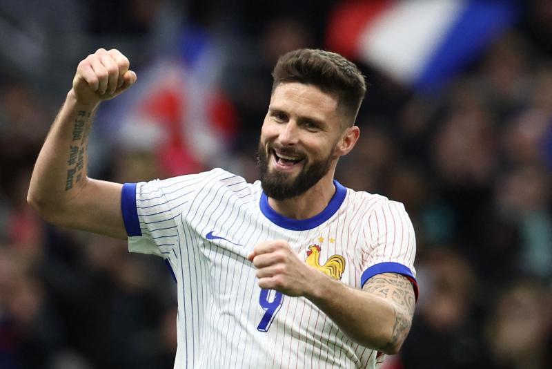 Oliver Giroud en 2024- AFP