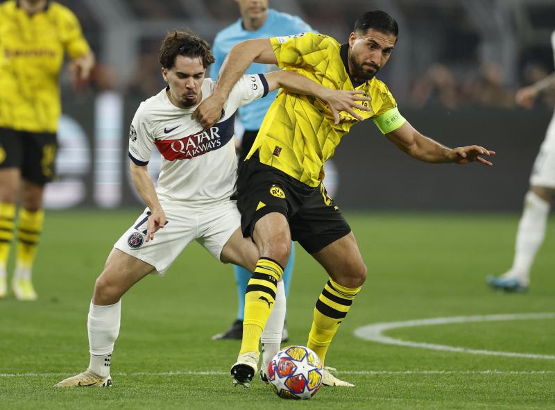Borussia Dortmund sacó ventaja ante PSG Champions League - Créditos: AFP