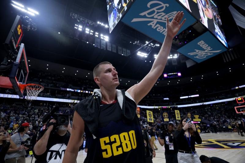 Nikola Jokic volvió a demostrar todo su poderío en la NBA - Créditos: AFP