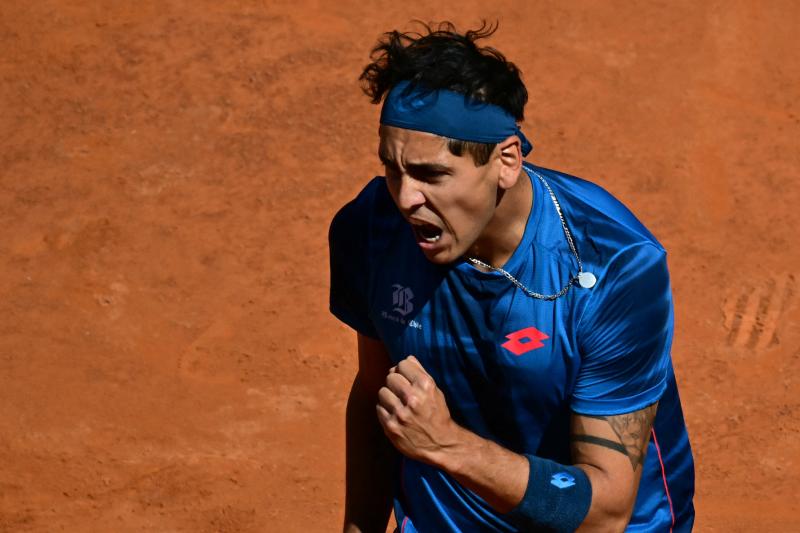 El primer set fue un verdadero baile de Tabilo a Zverev - AFP