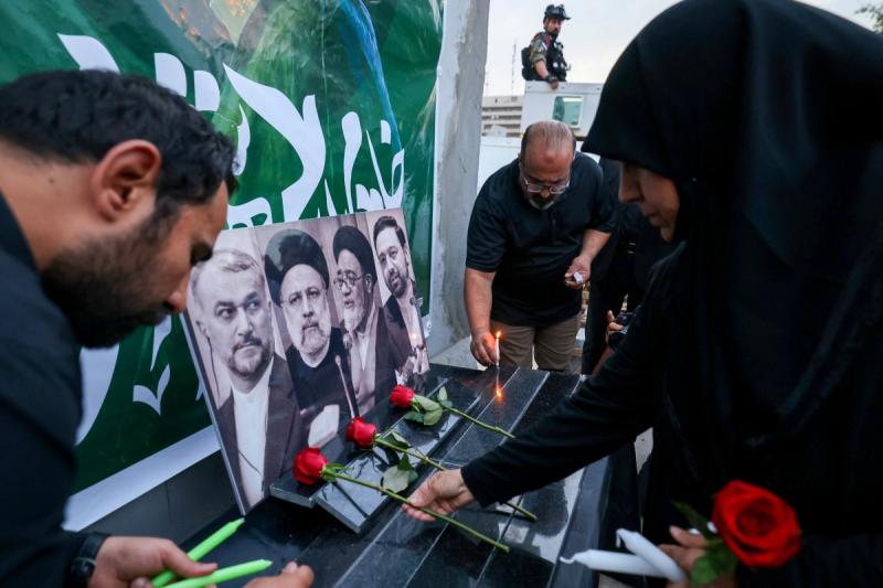 AFP - Comienza la procesión funeraria para despedir a Ebrahim Raisi, presidente de Irán.
