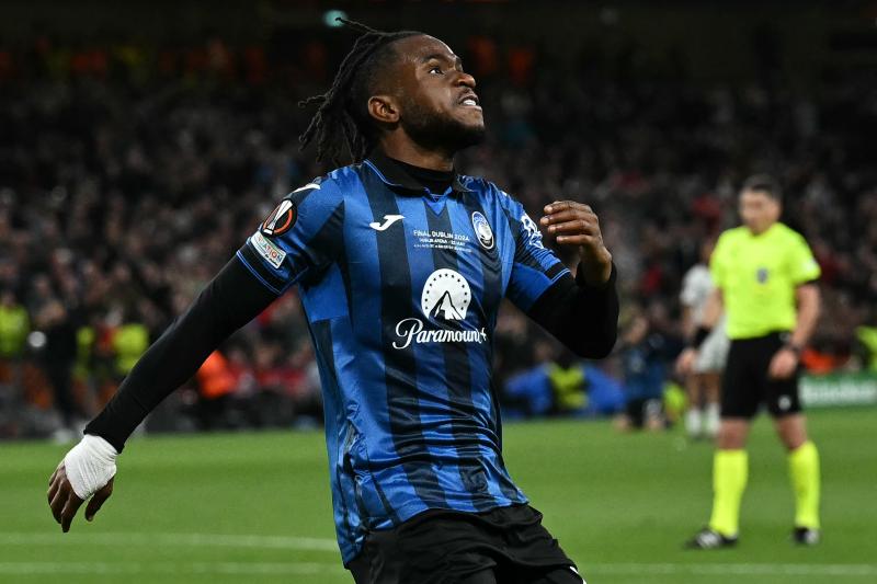 Ademola Lookman anotó un hattrick para Atalanta en la final de la UEFA Europa League - Créditos: AFP