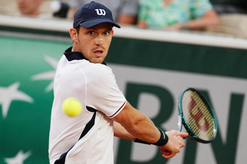 Nicolás Jarry vivió una pesadilla en Roland Garros - AFP