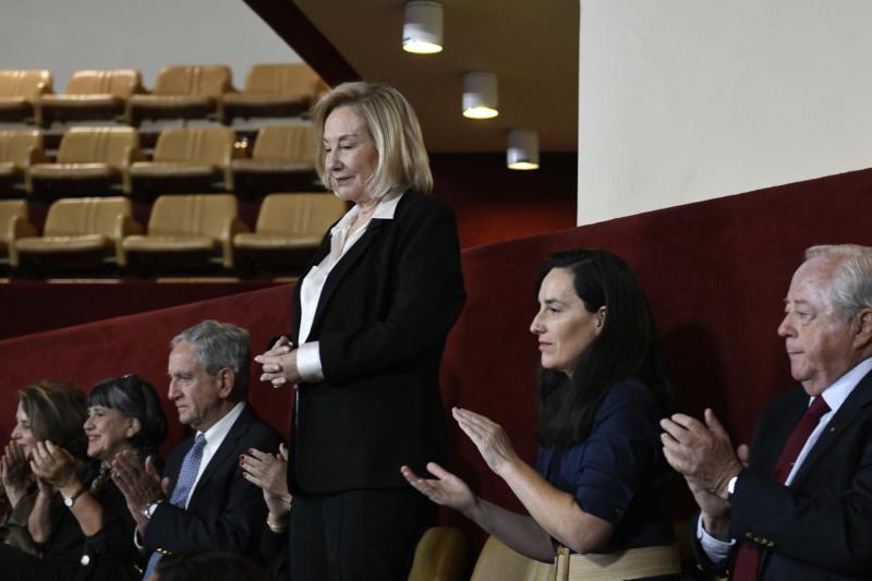 Agencia Uno - Cecilia Morel en homenaje al expresidente Piñera