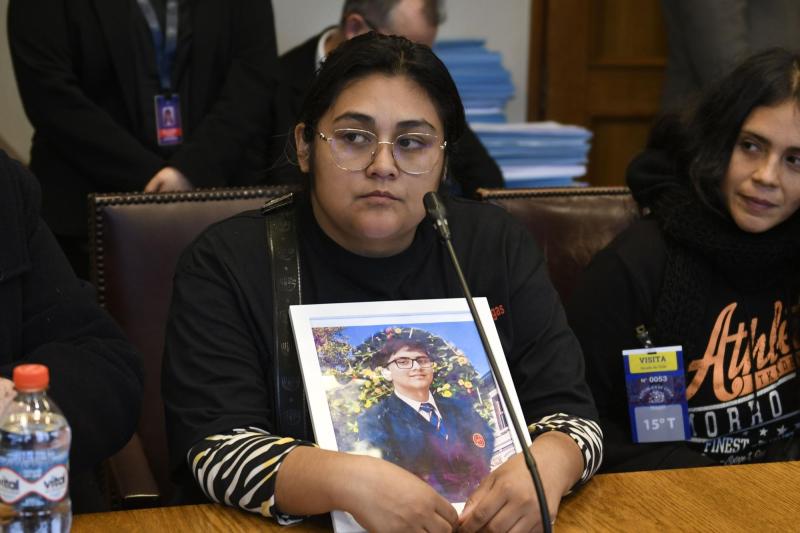 Romy Vargas, madre de Franco Vargas - Agencia Uno