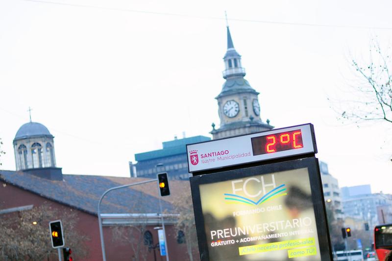 Agencia Uno - Frío en Santiago