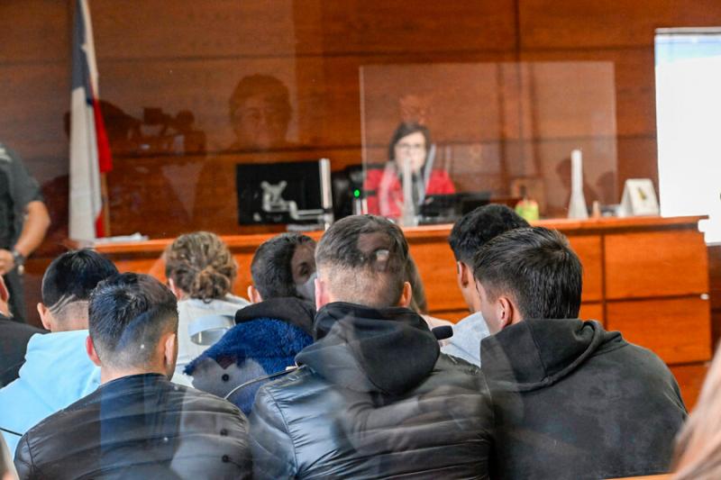 Audiencia de formalización contra los nueve ex cadetes de Cobreloa - ATON Chile