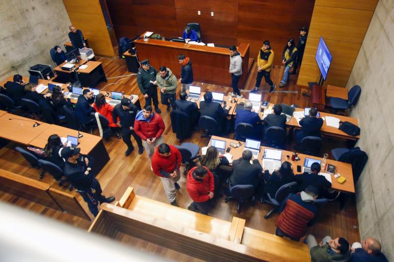 Audiencia de formalización de Carabineros - Aton