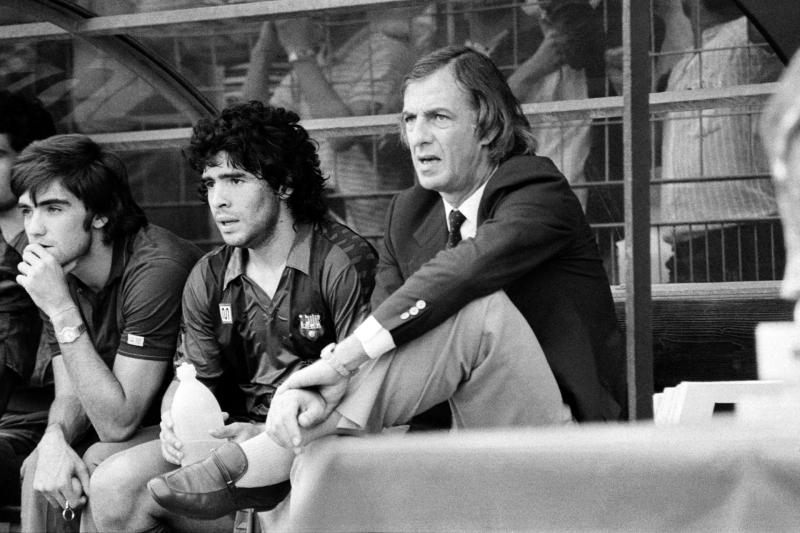 César Luis Menotti y Maradona (1983)