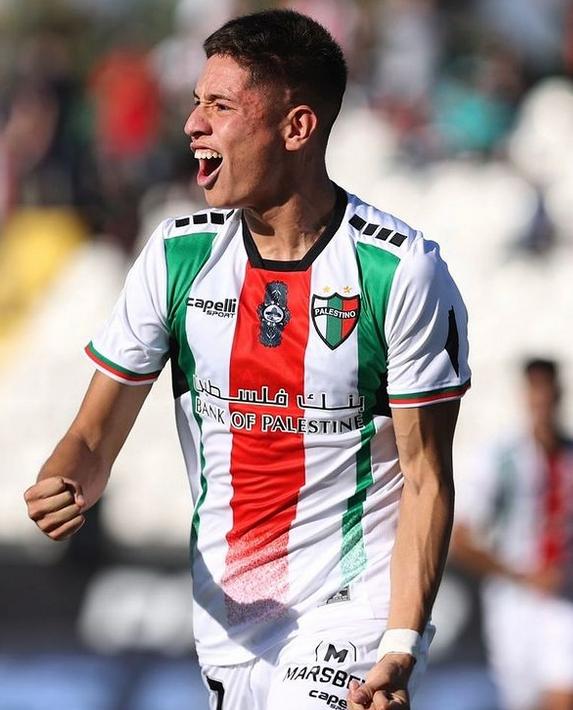 Iván Román, defensor chileno de 17 años / Créditos: Palestino
