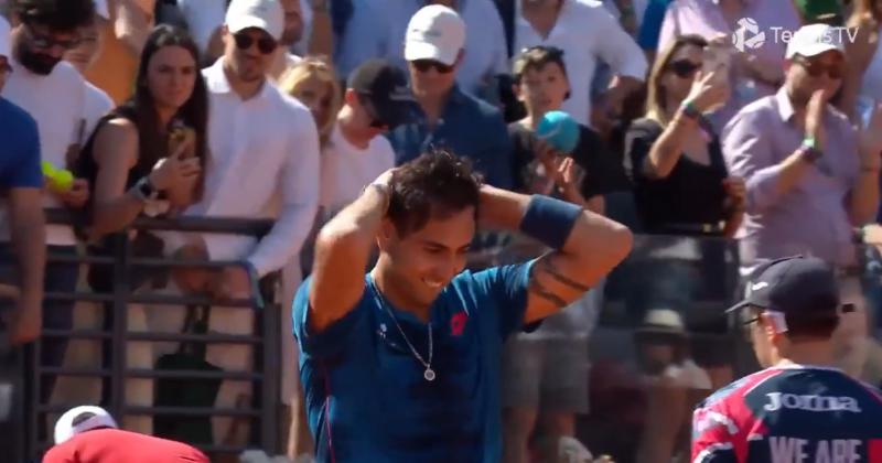 Alejandro Tabilo venció a Novak Djokovic en el Masters 1000 de Roma - Crédito: Captura.