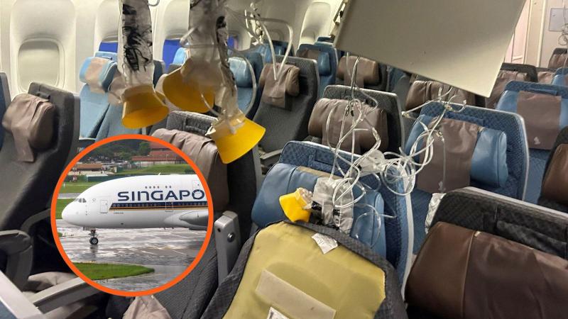 Reuters - Así fueron las fuertes turbulencias en vuelo a Singapur: Uno de los pasajeros murió