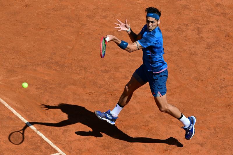 Alejandro Tabilo continúa imparable en el Masters 1000 de Roma. / Foto: @TeamChile_COCH
