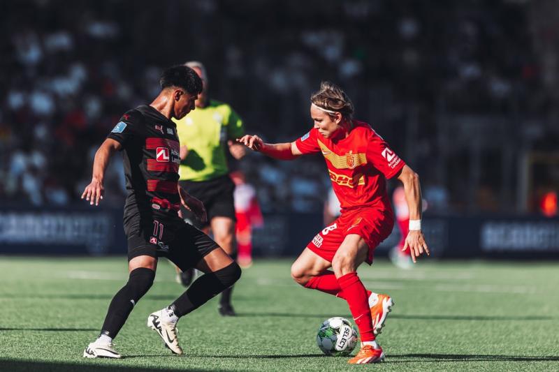 Darío Osorio ante el FC Nordsjælland / Créditos: FC Nordsjælland