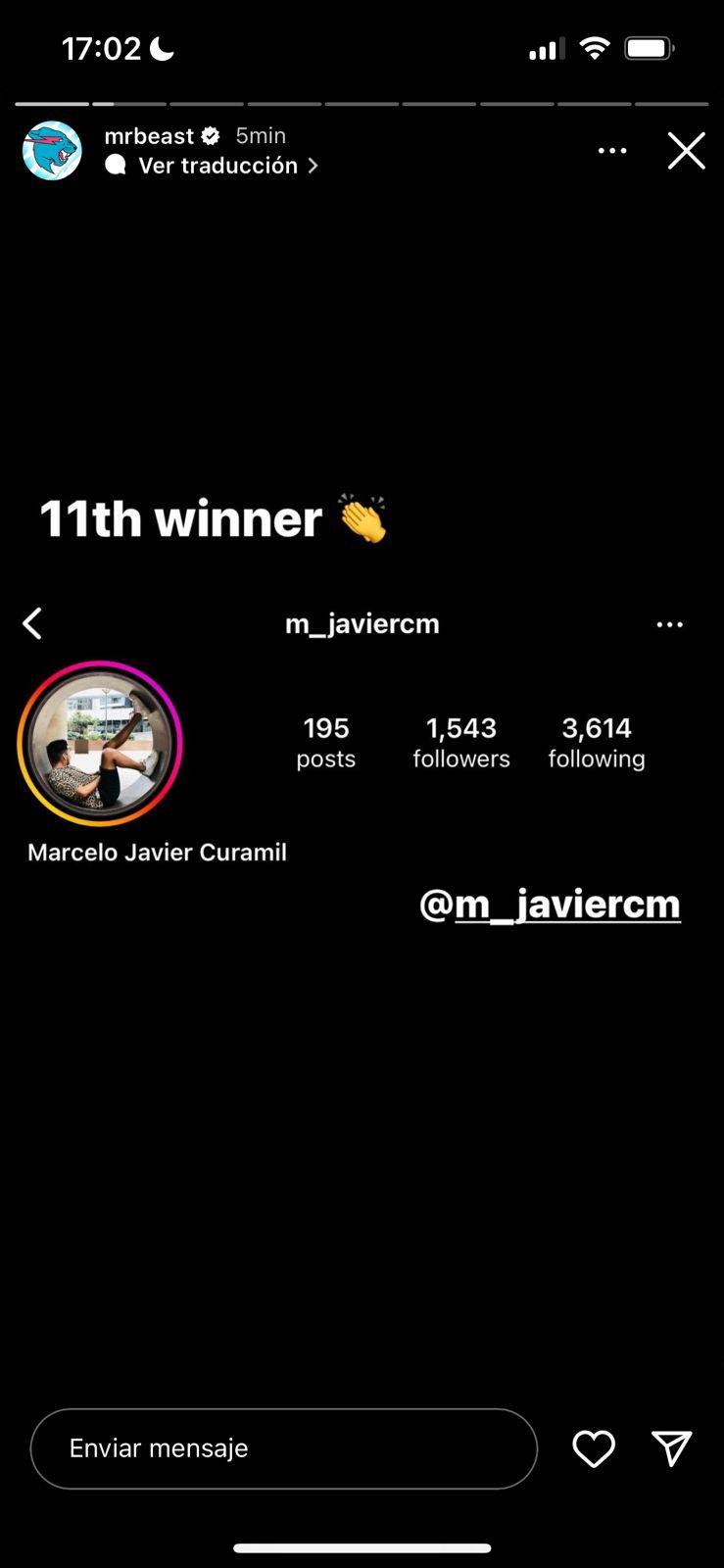 Instagram @mrbeast